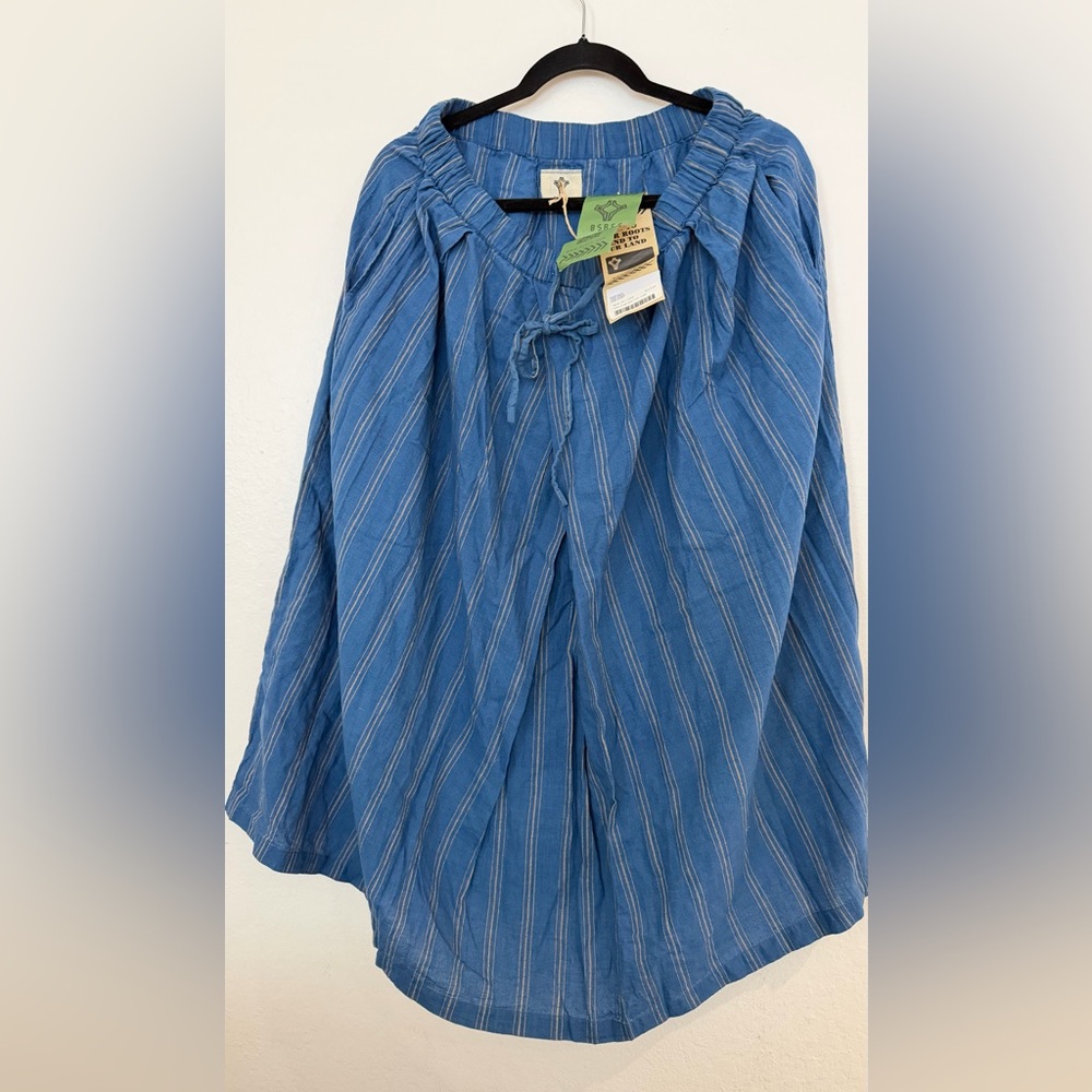 Blue Striped Women's Skirt